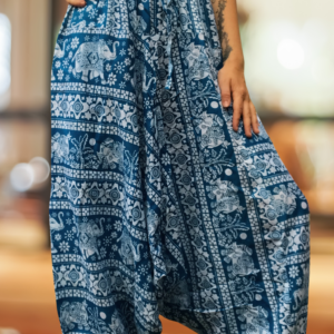 Elephant Print Harem Trousers