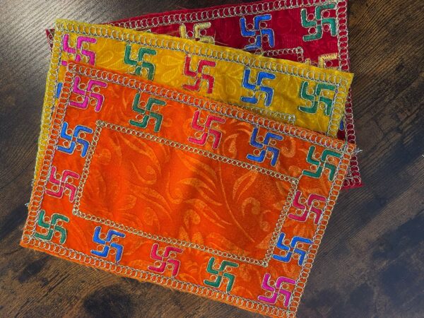 Traditional Embroidered Puja Cloth