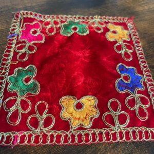 Traditional Embroidered Puja Cloth